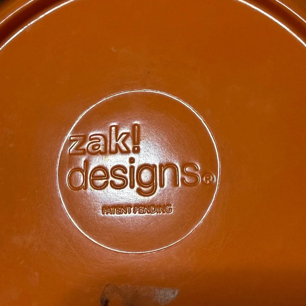 Zak Designs Colorful Nesting Mixing Bowls Set of 3 Plastic Retro Kitchen